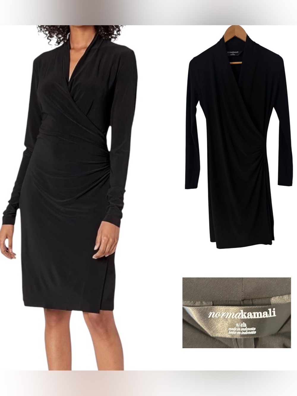 Norma Kamali Jersey Wrap Dress